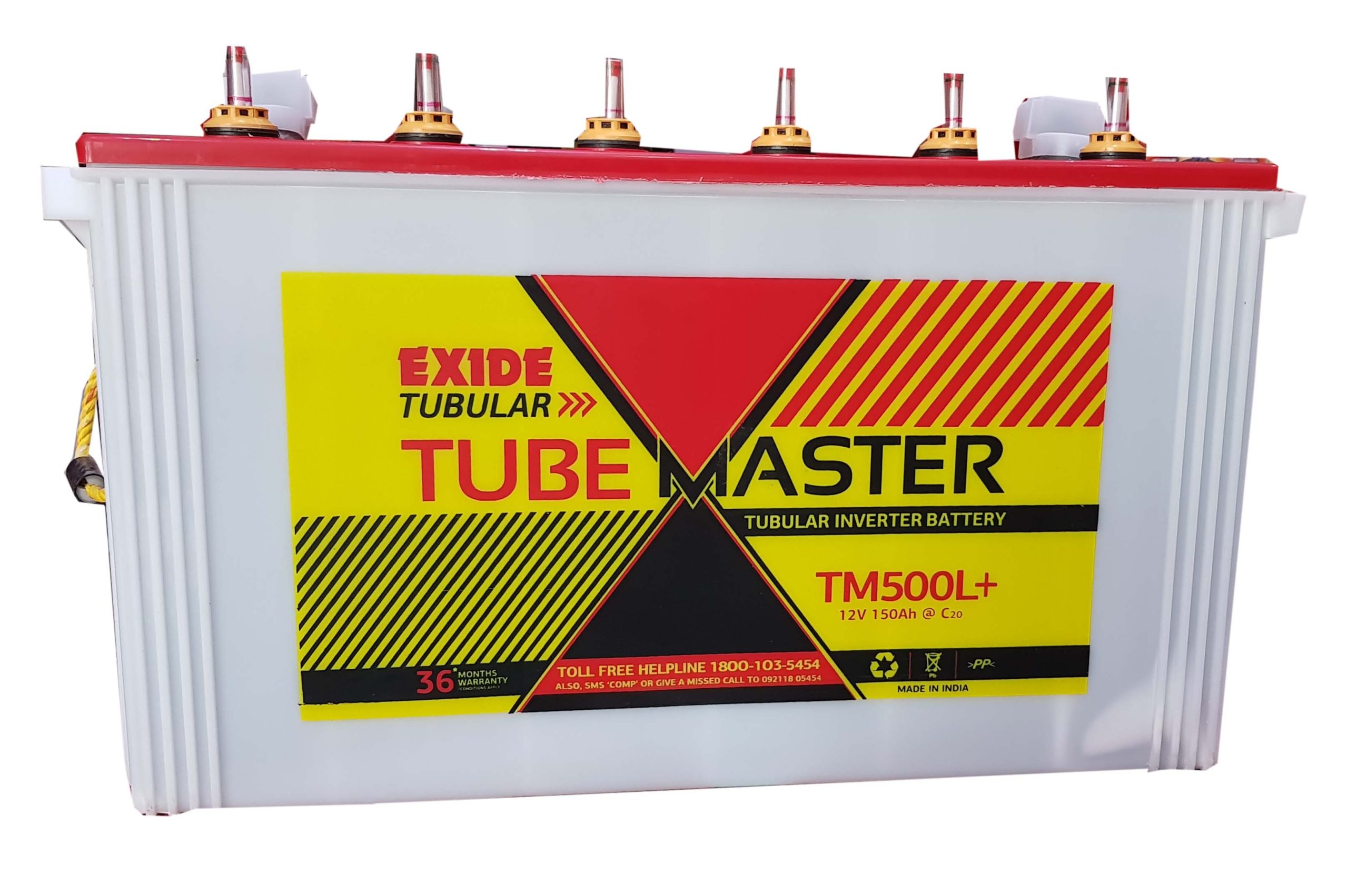 Exide Tube Master Tm500l 150ah Tubular Battery Dvolt Automation 1088